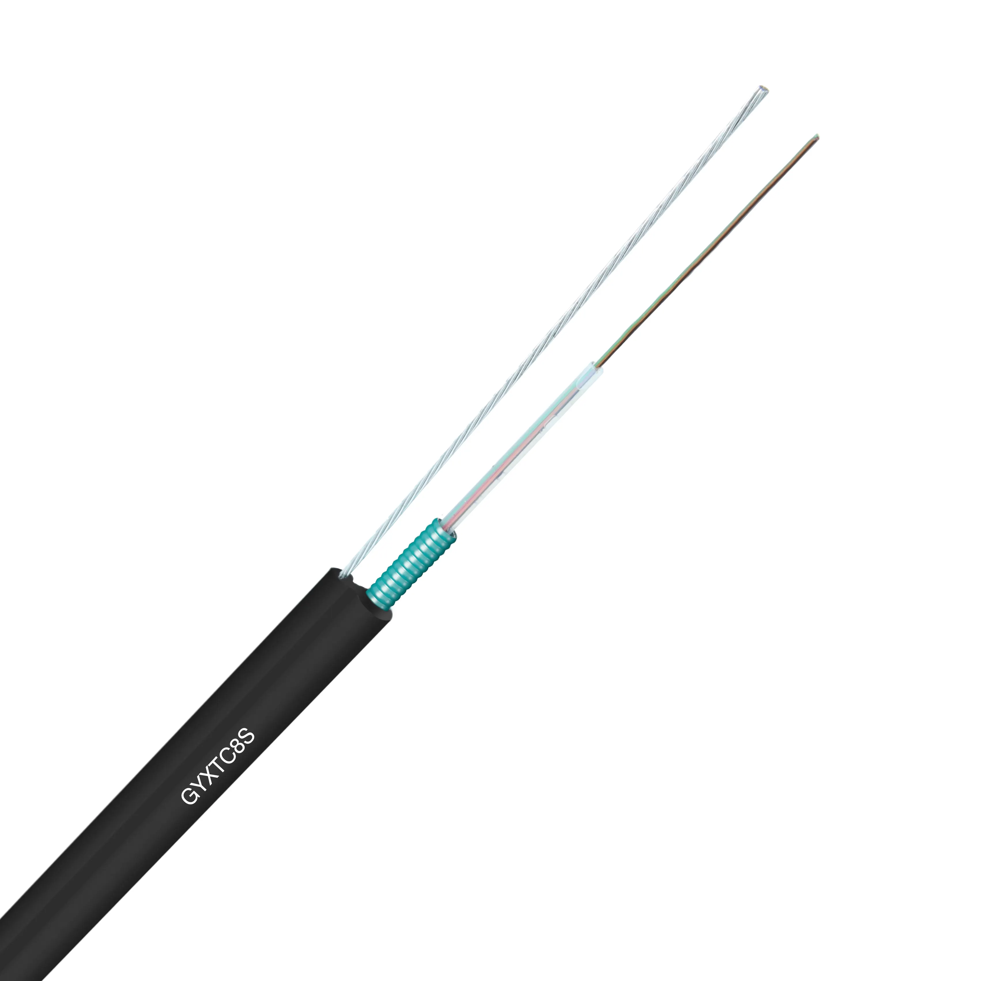 Tubo solto central Figura-8 Junto óptico de fibra de fibra óptica auto-suportadora GyxtC8s
